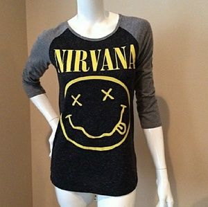 Nirvana Baseball Tee